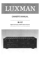 Luxman R-117-Owners-Manual 